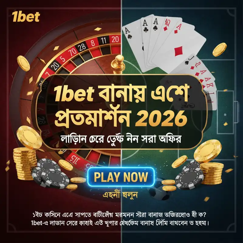 1bet ক্যাসিনো বোনাস অফার ২০২৬